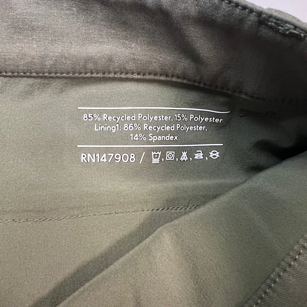 Outdoor Voices TechTwill Birdie Pant Mens M Olive Green Golf Chino‎ Recycled